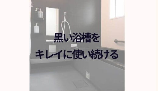 黒い浴槽を選んで後悔しないために！わが家のカルキ汚れ防止に「塩素除去シャワーヘッド」を導入した理由